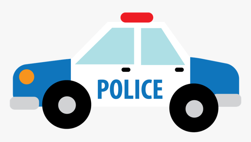Police Car Clipart Png - Carro De Polícia Desenho, Transparent Png