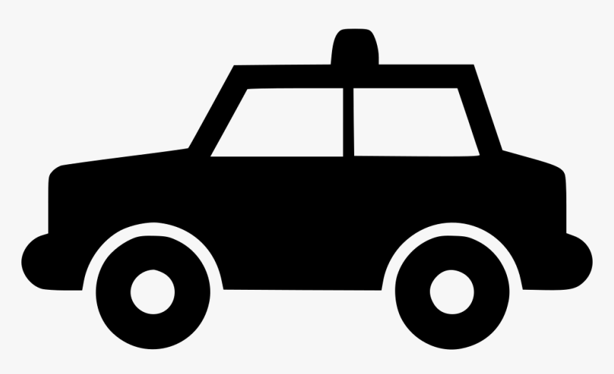 Police Car - Car Png Flat Graphic, Transparent Png
