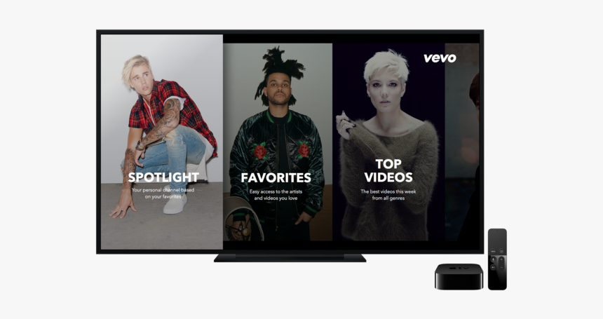 Vevo Apple Tv App, HD Png Download