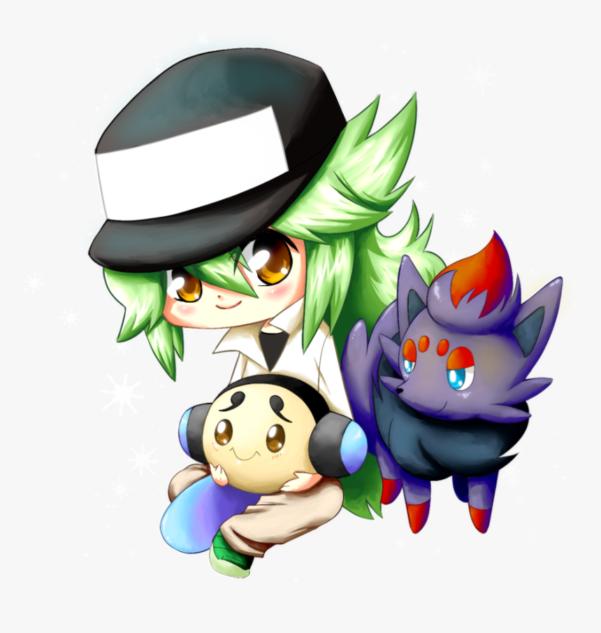 1st Prize N And Pokemon - Cartoon, HD Png Download