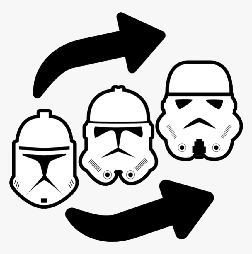Stormtrooper Built To Last Vs Clone Trooper Clipart - Stormtrooper Vs Clone Trooper, HD Png Download