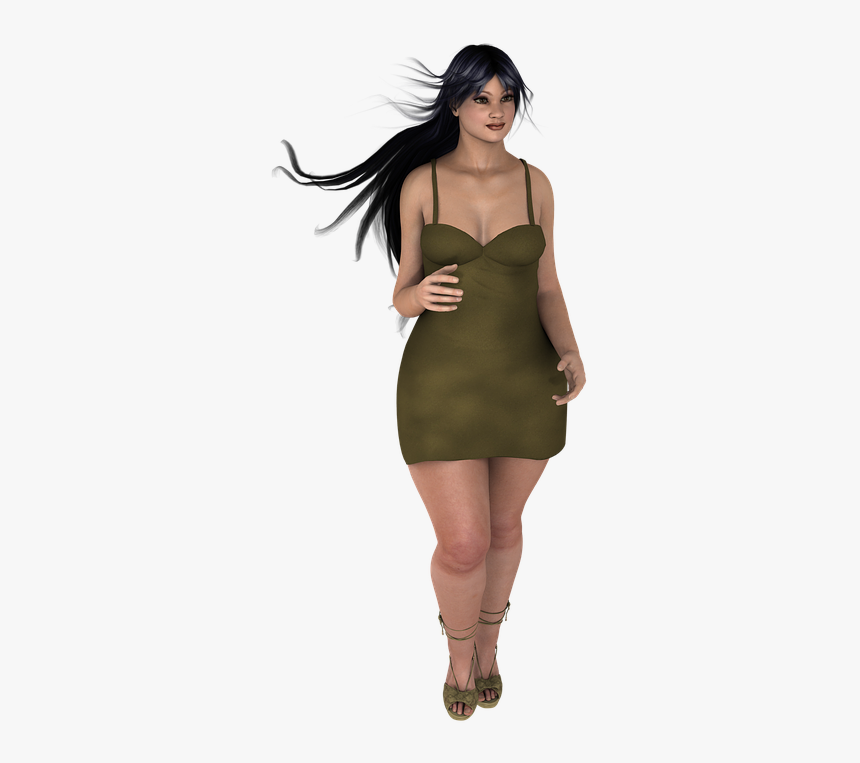 Woman, Walking, Standing, Girl, Women, People, Person - Mulher Em Pé Png, Transparent Png