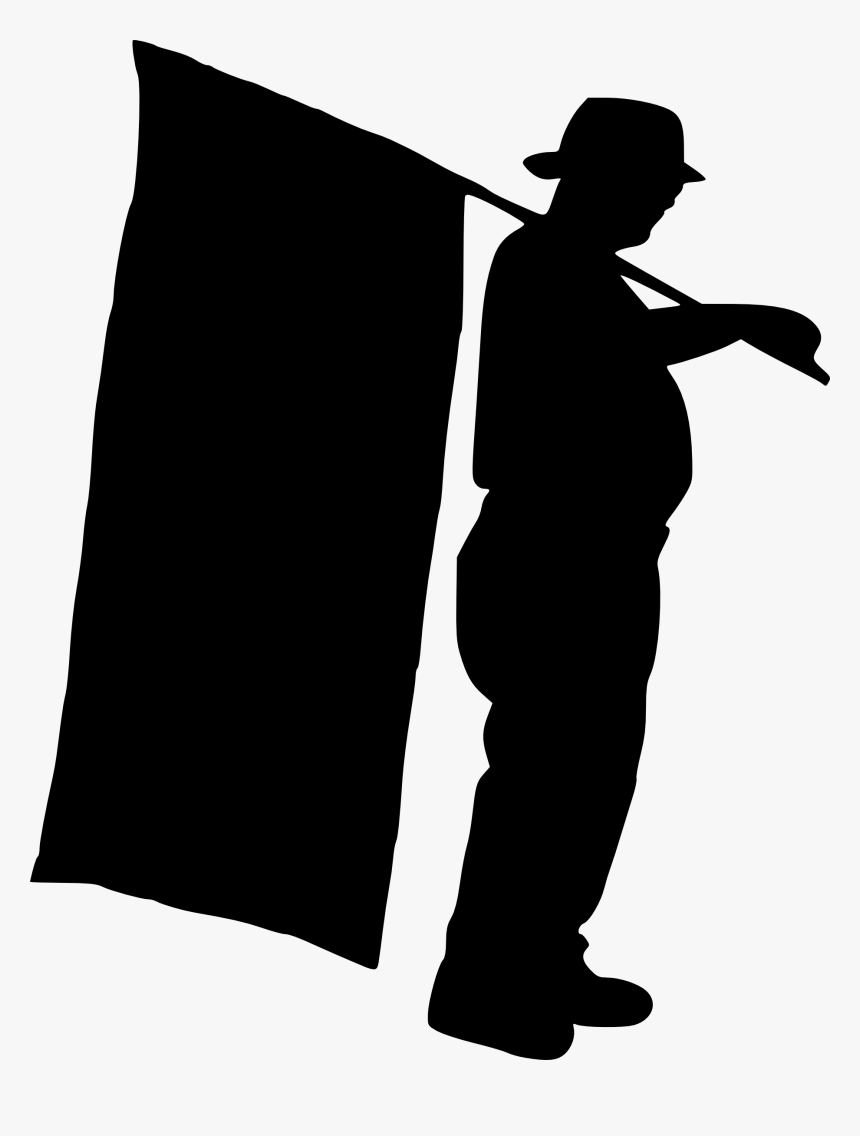 Silhouette Flag Png, Transparent Png