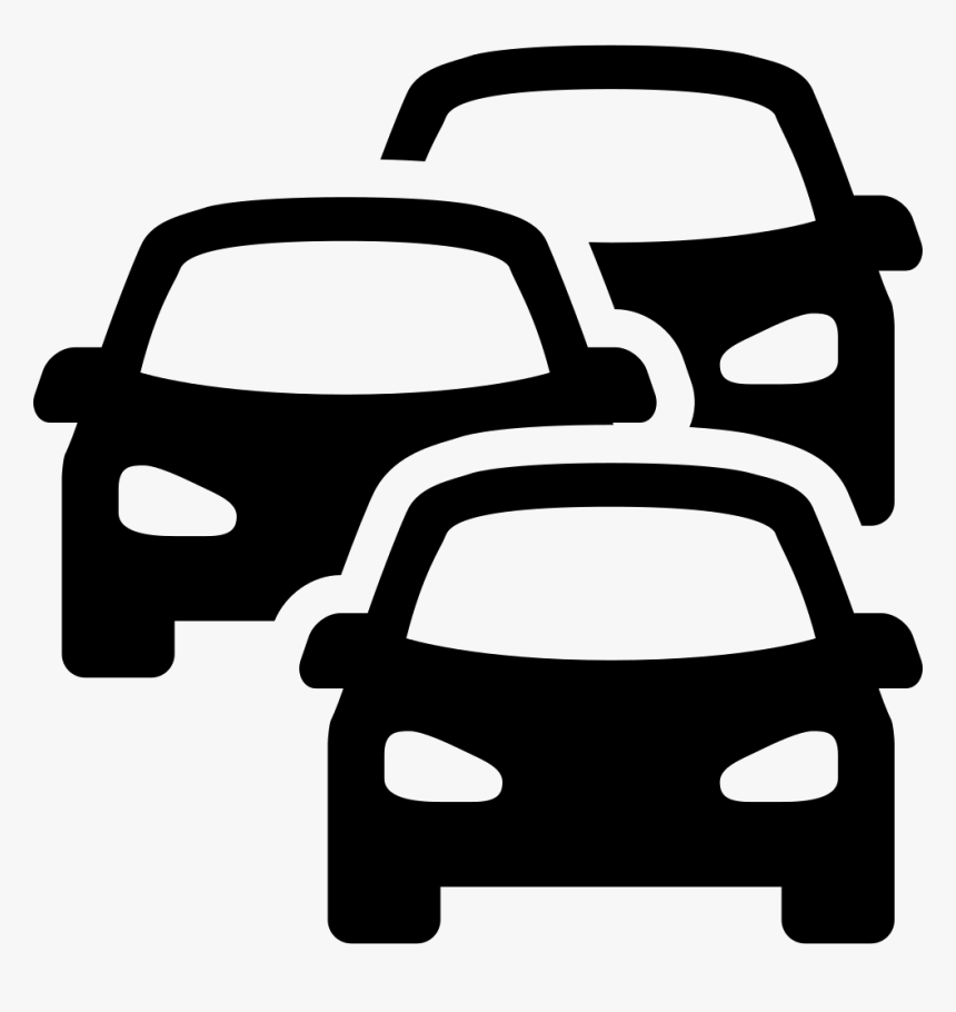 Police Car Silhouette Icon Png Clipart - Traffic Icon Png, Transparent Png