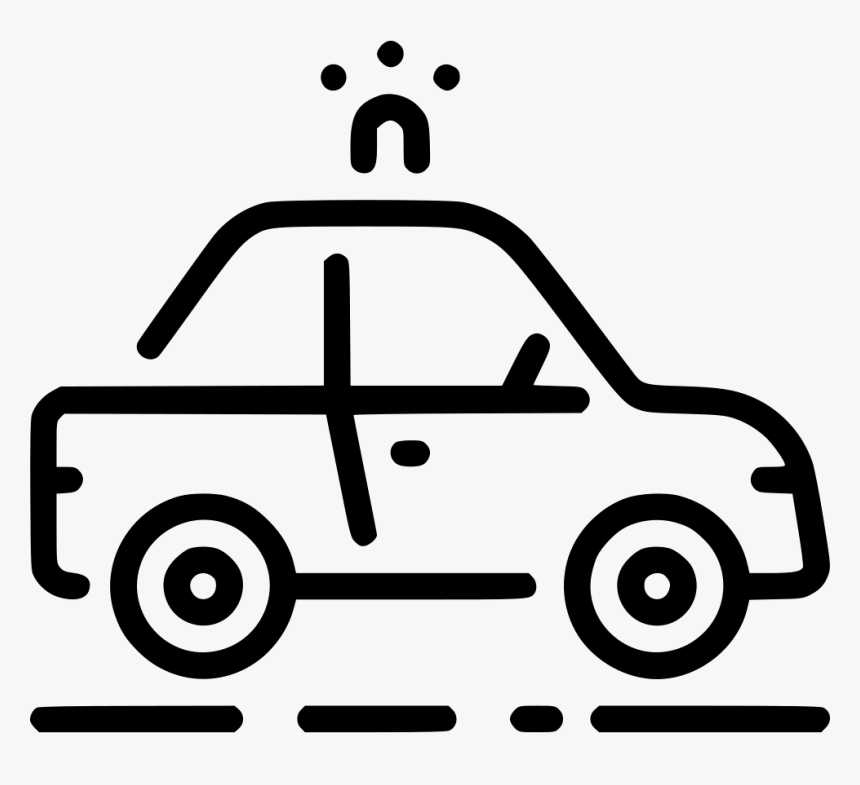 Police Car - Caravan Icon Png, Transparent Png