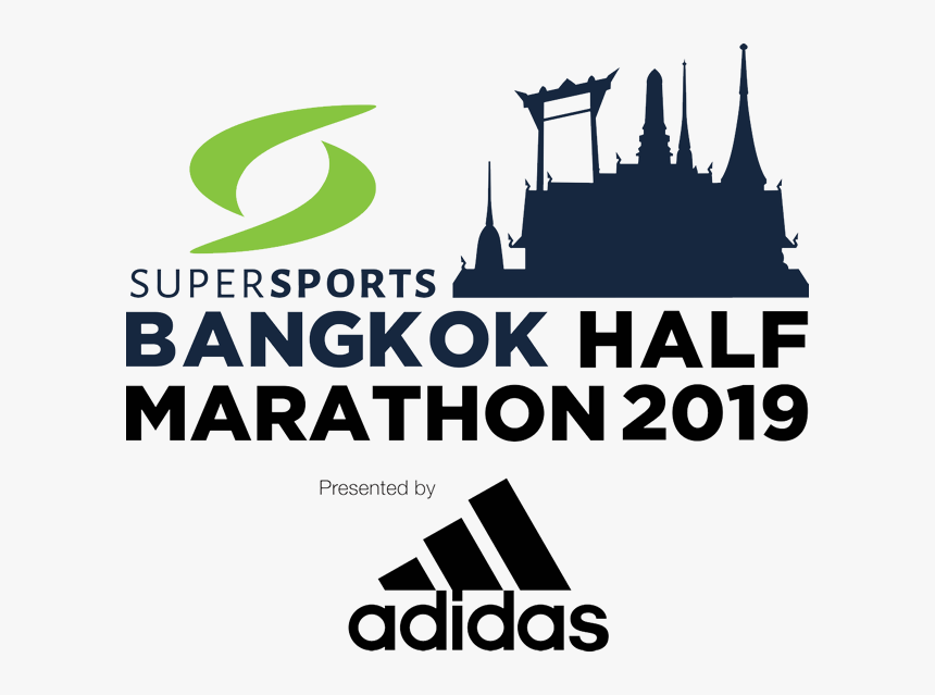 Logo - Supersports Bangkok Half Marathon 2019, HD Png Download