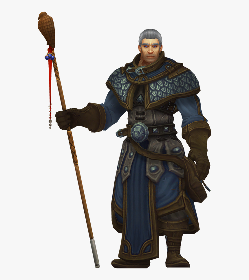 Khadgar As Seen In World Of Warcraft - World Of Warcraft Character Png, Transparent Png