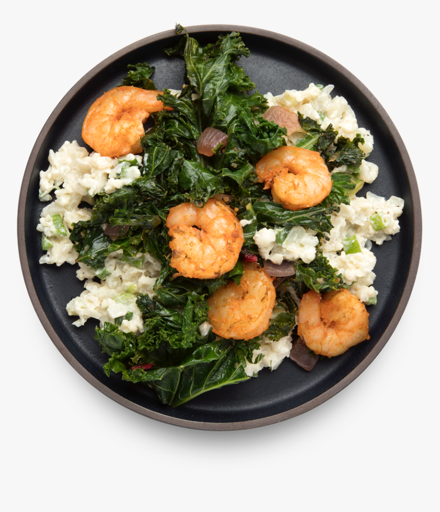 Shrimp & Cauliflower Grits - Caesar Salad, HD Png Download