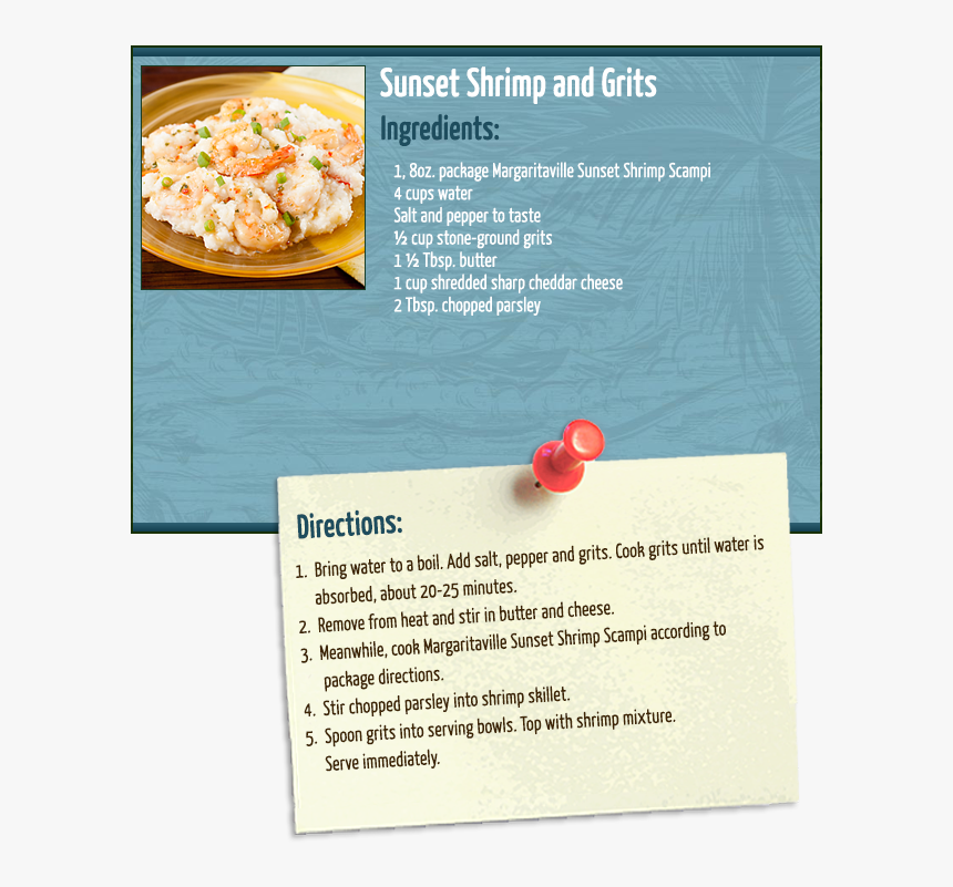 Sunset Shrimp & Grits - Food, HD Png Download