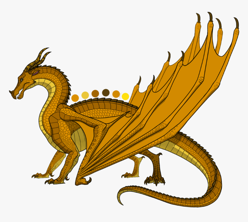 Soar Is A Golden-orange Male Skywing With Warm Orange - Les Royaumes De Feu Péril, HD Png Download