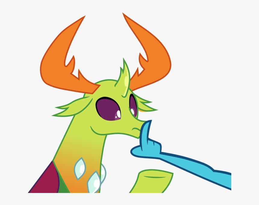 Frownfactory, Changedling, Changeling, Dragon, Horn - Ember Thorax Vector, HD Png Download