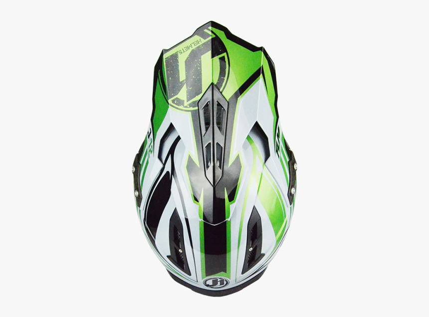 J12 Flame Green Black - Motorcycle Helmet, HD Png Download