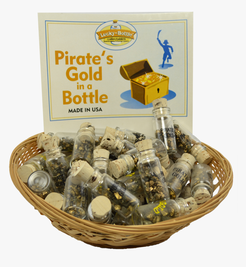 Pirates Gold Bottle 72un - Gift Basket, HD Png Download