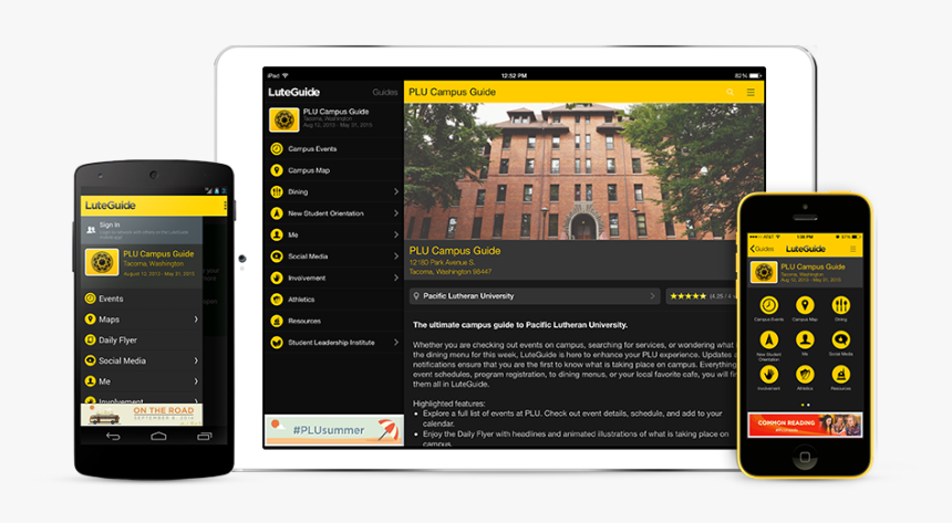 Luteguide App On All Devices - Smartphone, HD Png Download