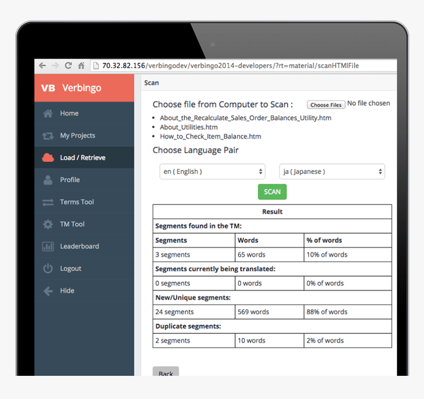 Ipad Mockup Of Verbingo Verbatim Solutions Tms - Utility Software, HD Png Download