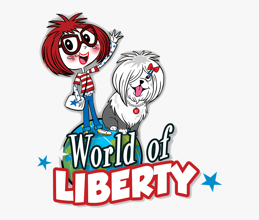 World Of Liberty Logo - Cartoon, HD Png Download