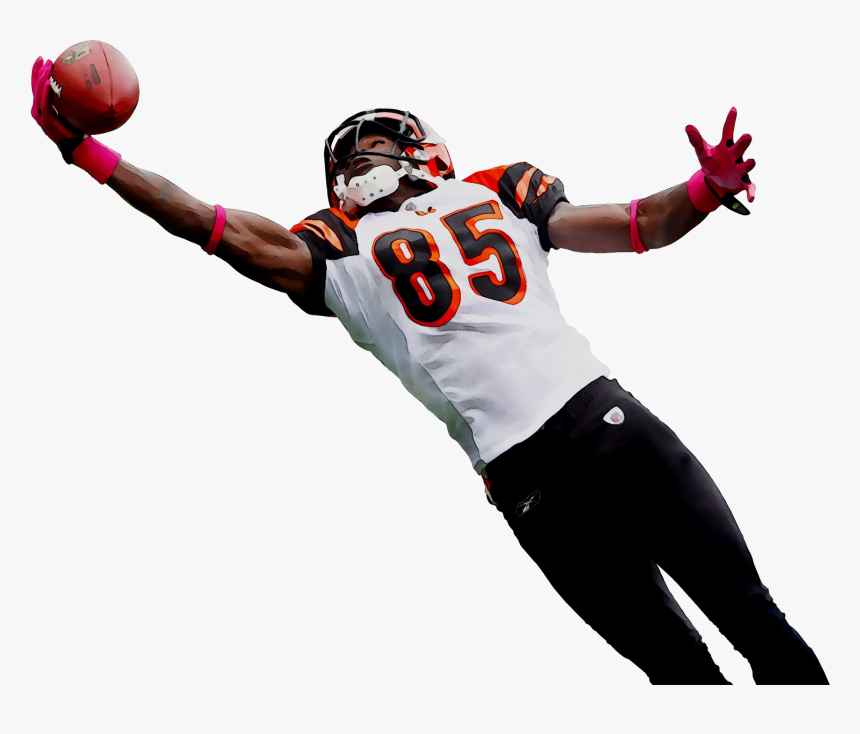 Football Cincinnati Nfl Bengals Player American Team - American Football Player Png, Transparent Png