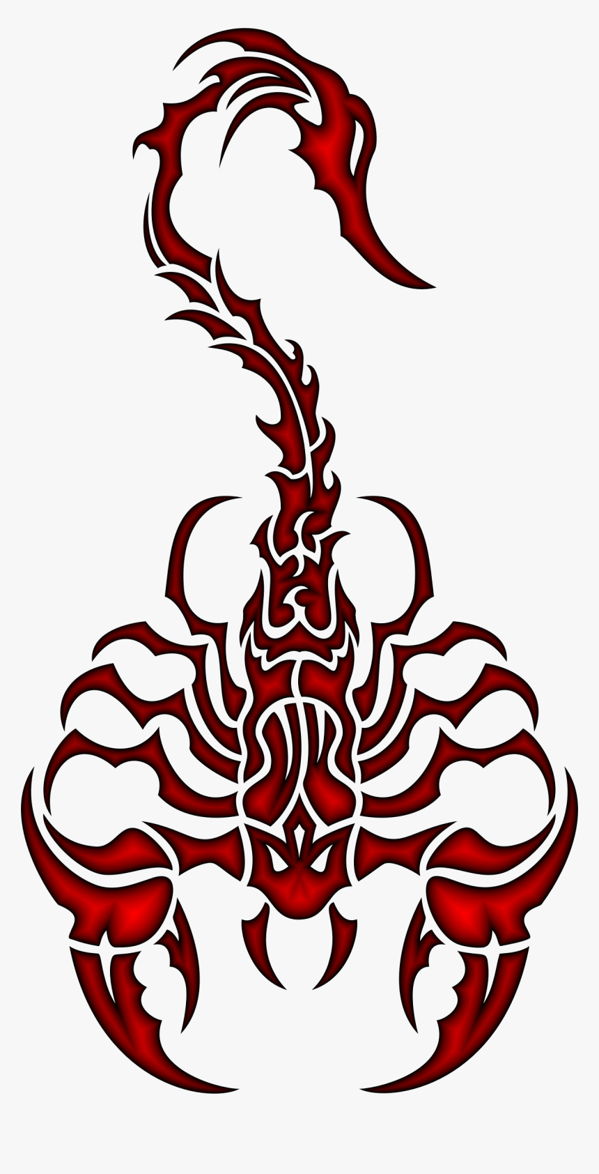 Transparent Tribal Design Png - Scorpio Symbol, Png Download