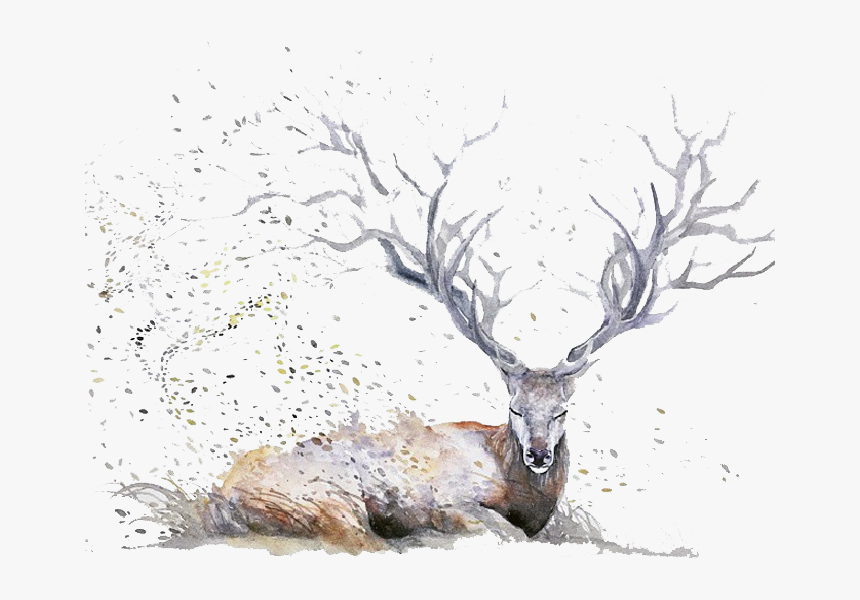 Transparent Watercolor Trees Png - Watercolor Animals Transparent Background, Png Download