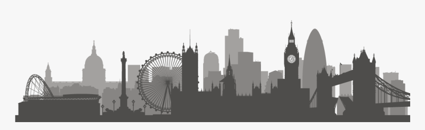 Nottingham Skyline Silhouette - London Skyline Png, Transparent Png