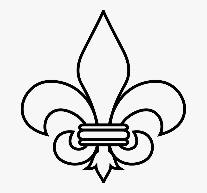 Emblema, Tribales, De La Hoja, Flor, Lotus, Tatuaje - Fleur De Lis Clip Art, HD Png Download