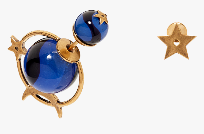 Transparent Tribales Png - Dior Tribal Earring Blue, Png Download