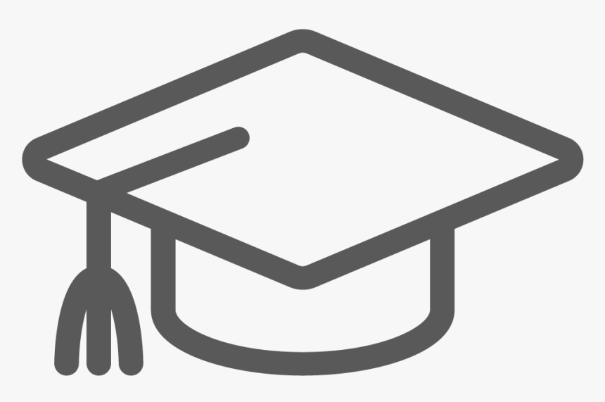 Graduation Cap Line Icon Clipart , Png Download - Clip Art, Transparent Png