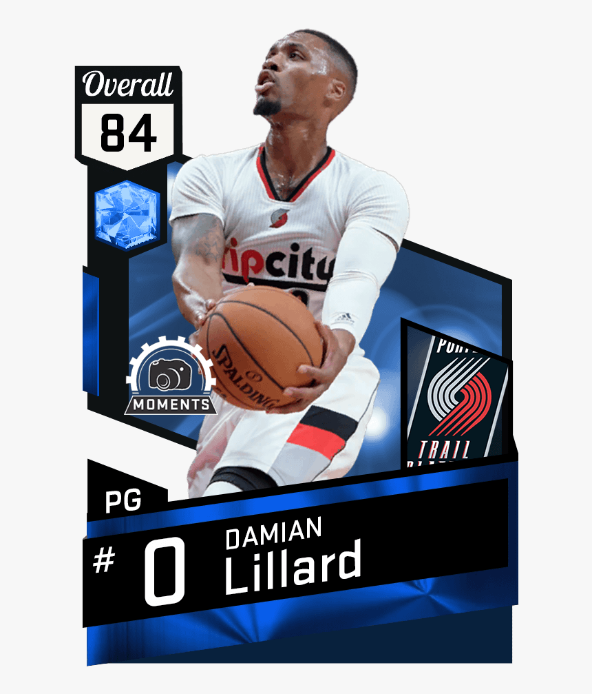 Transparent Damian Lillard Png - Russell Westbrook Nba 2k17, Png Download