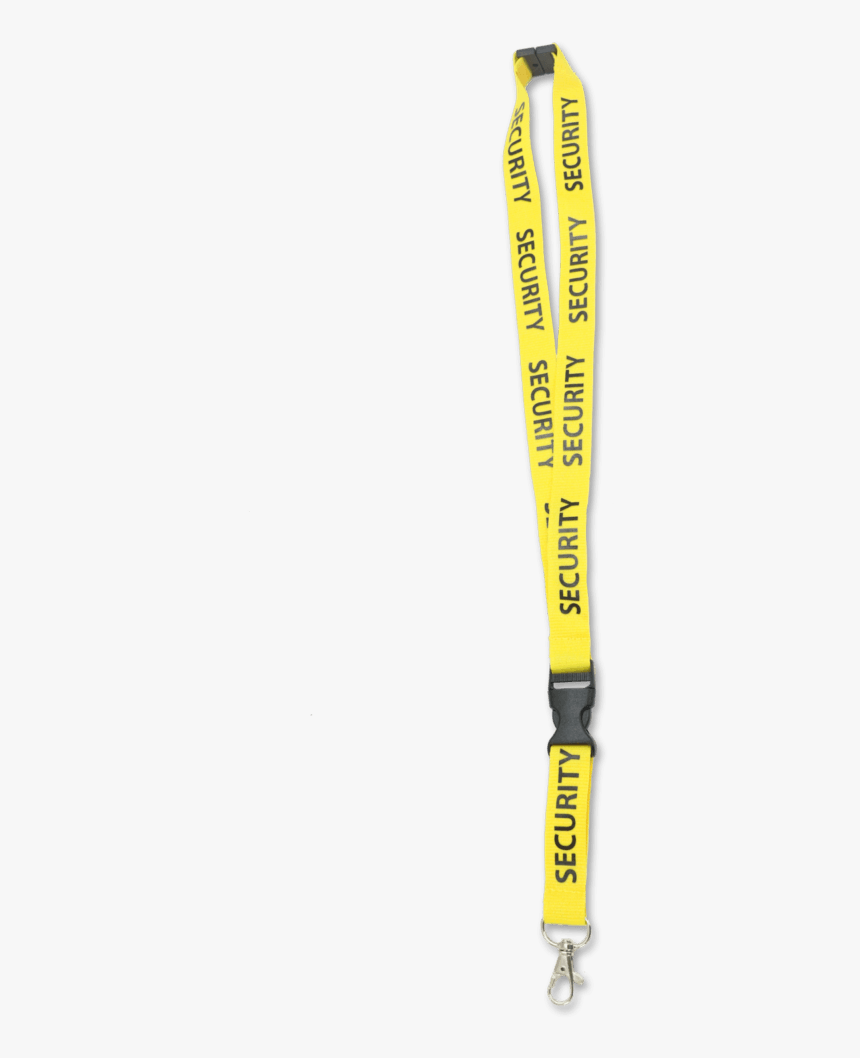 Yellow Security And Event Staff Id Badge Lanyards - Ski, HD Png Download