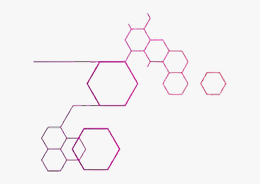 #pink #geometric #ombre #shapes #geometry #pentagon - Cool Png For Editing, Transparent Png