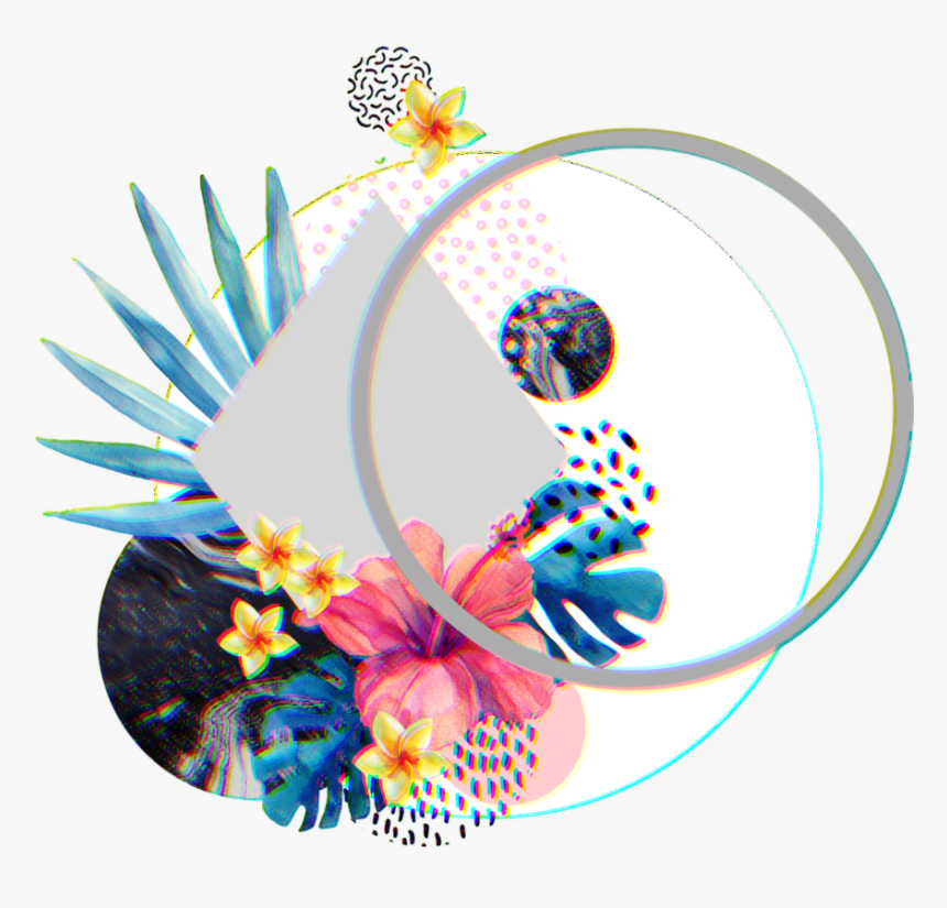 #kpop #kpopflowers #flowers #tumblr #cool #bts #shapes - Tropical Backgrounds, HD Png Download