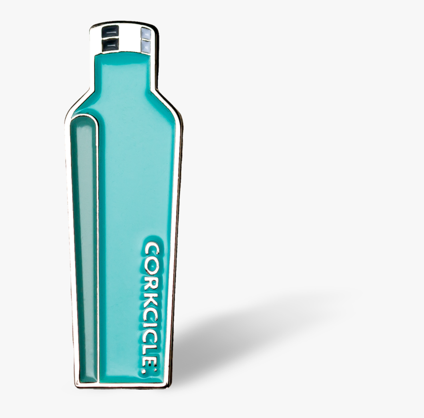 Turquoise Canteen Pin - Water Bottle, HD Png Download