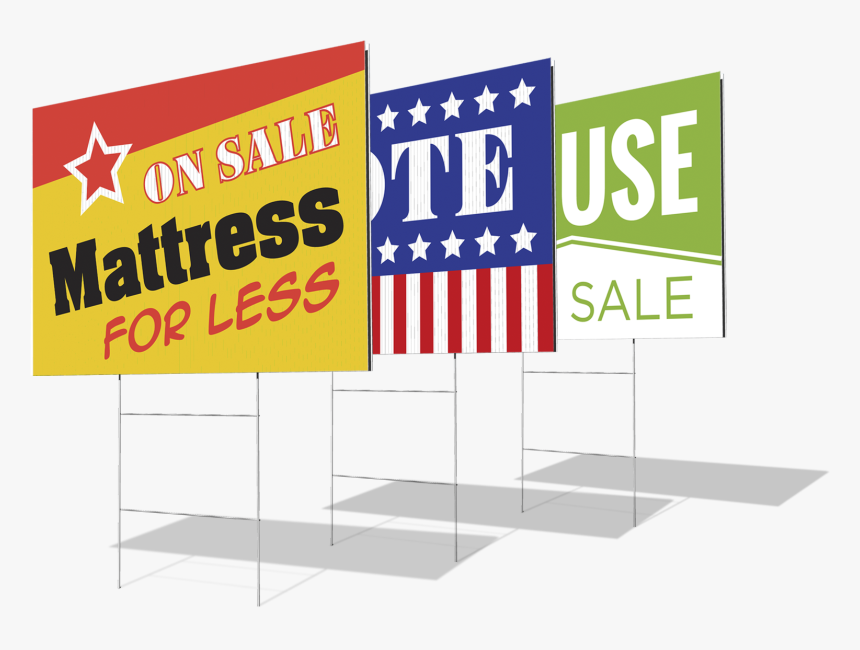 Yard Sign - Coroplast Yard Sign, HD Png Download