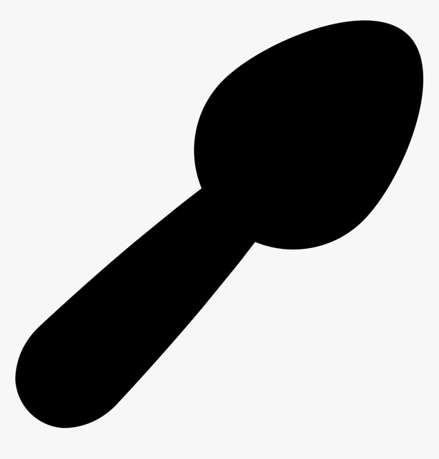 Spoon Silhouette - Fried Chicken Silhouette Png, Transparent Png