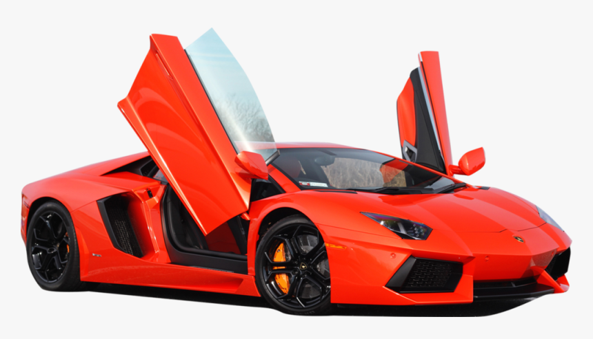 Lamborghini In Red Colour, HD Png Download , Transparent Png Image ...