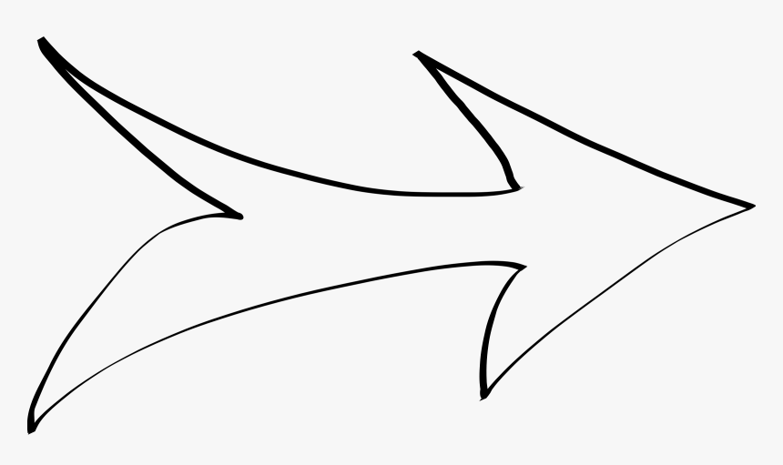 Hollow Arrow Clip Arts - Hollow Arrow Png, Transparent Png
