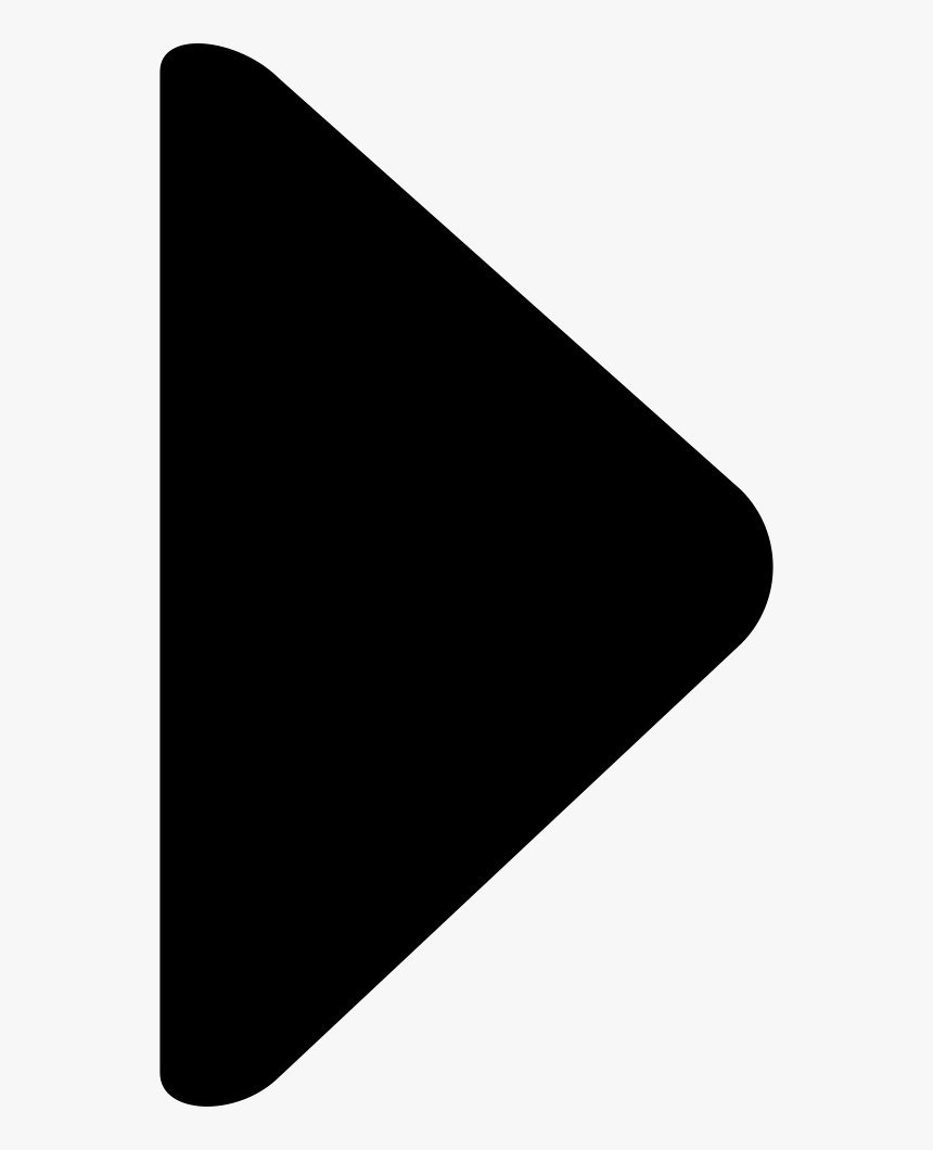 Rounded Rectangle - Arrow Head Png, Transparent Png