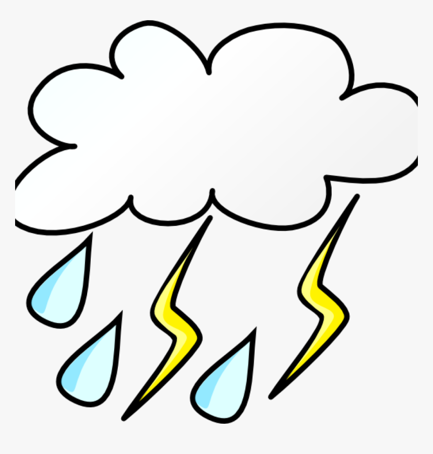 Storm Cloud Clipart Weather Clip Art At Clker Vector - Cloud Clipart Clear Background, HD Png Download