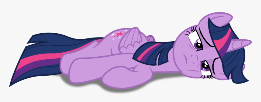 Dashiesparkle, Failure, Female, Folded Wings, Laying - Twilight Sparkle Sleeping, HD Png Download