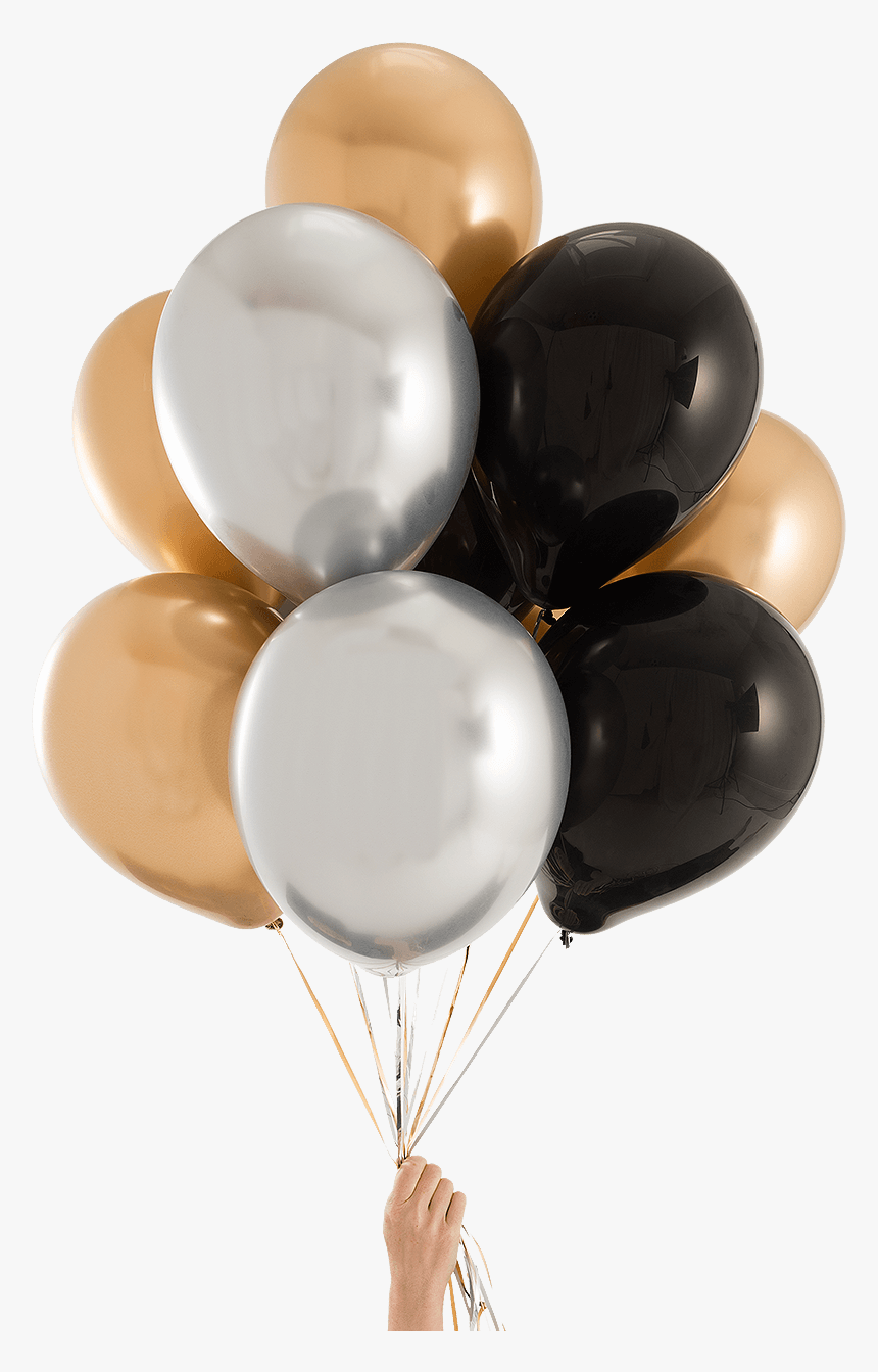 Putting On The Ritz Latex Party Balloons - Silver Party Balloon Png, Transparent Png