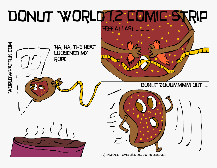 Transparent Cartoon Donut Png - Cartoon, Png Download