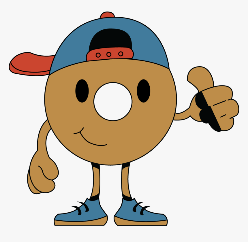 Transparent Cartoon Donut Png - Cartoon, Png Download
