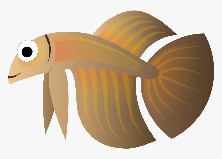 Clipart Brown Fish Transparent, HD Png Download