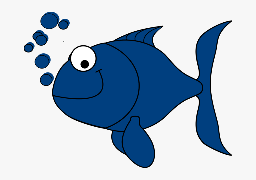 Cute Blue Fish Clipart Bclipart Free Clipart Images, HD Png Download
