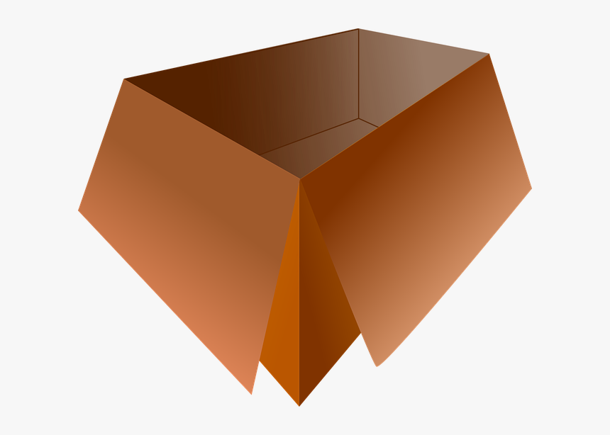 Transparent Moving Boxes Png - Caja Vacia Png, Png Download