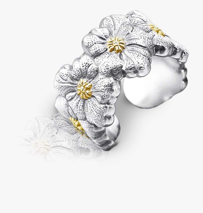 Buccellati - Rings - Gardenia Eternelle - Jewelry - Buccellati Silver Ring, HD Png Download