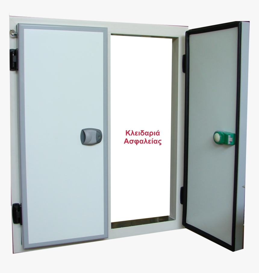 Transparent Double Door Png - Cold Room Double Doors, Png Download