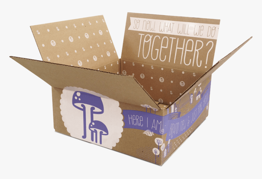 Mushroom Shipping Box, HD Png Download