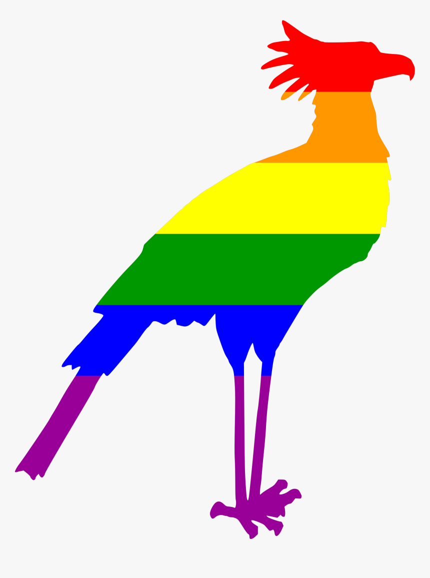 Clipart Free Download Secretary Colours Big Image Png- - Clipart Bird Silhouette Color Pink, Transparent Png