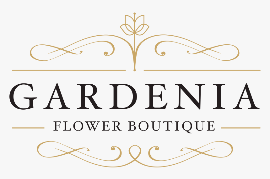 Gardenia Flower Boutique Logo - Calligraphy, HD Png Download
